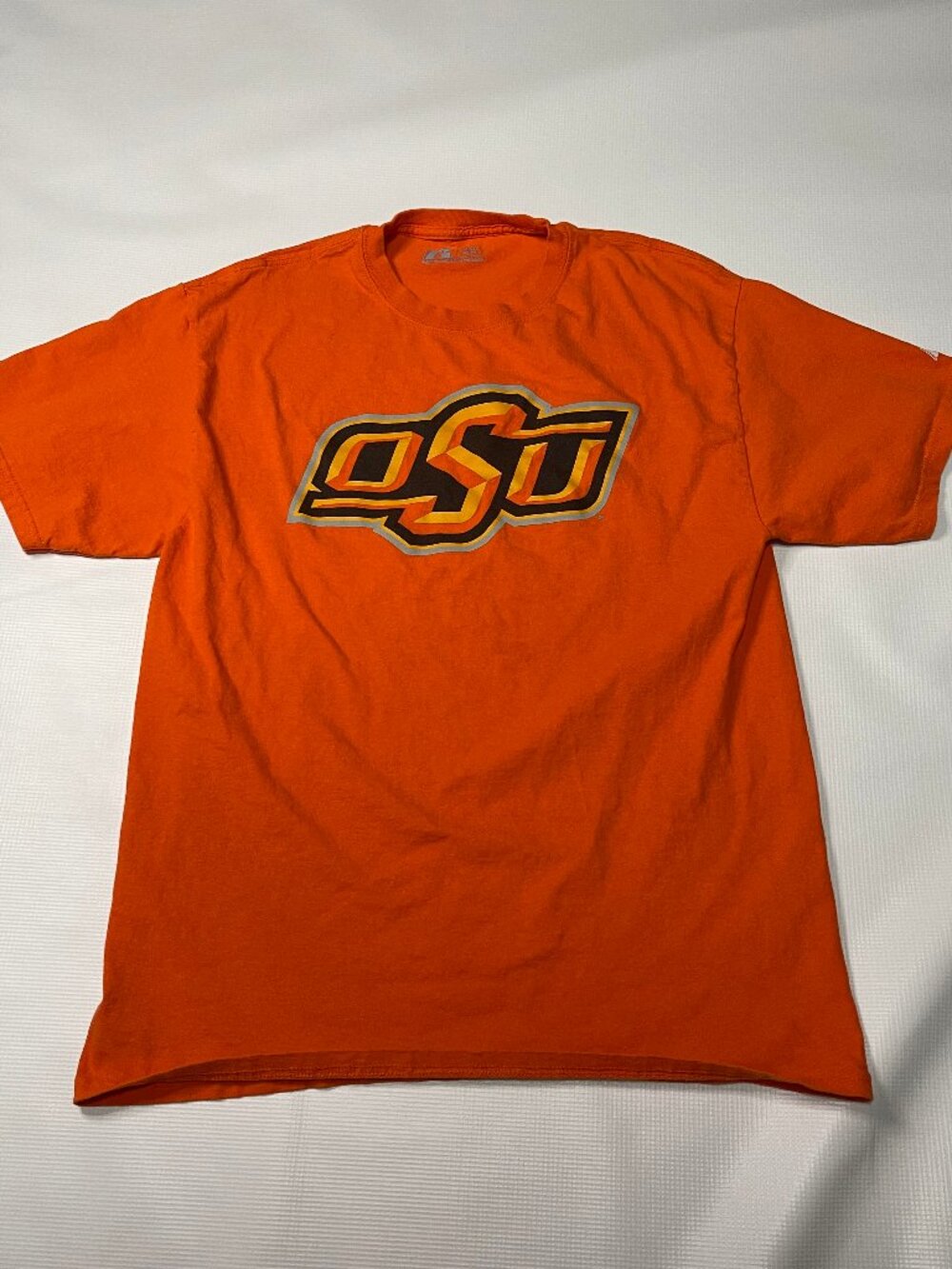 Oklahoma State University (OSU) Cowboys Orange Graphic T-Shirt, Russell Athletic